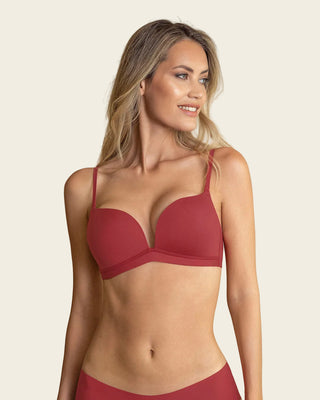 Power Bra de Doble Realce sin arco (barba)#color_336-rojo-oscuro