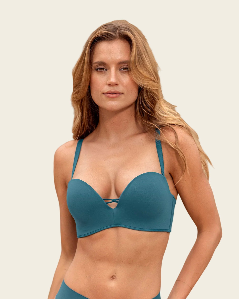 Sostén WOW de triple realce ideal como strapless