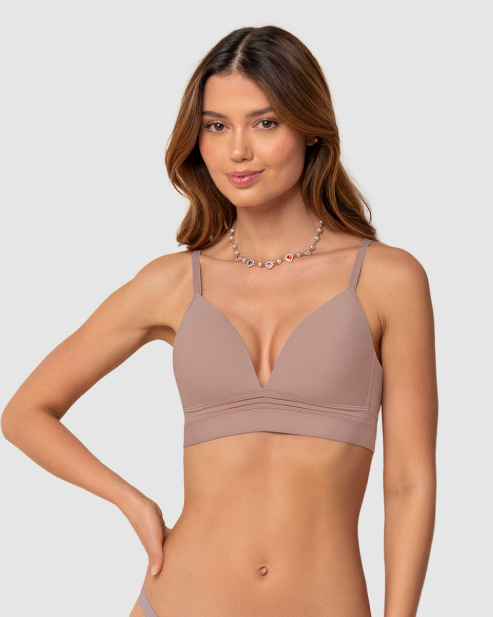 Sostén ultracómodo sin arcos ni estructuras internas