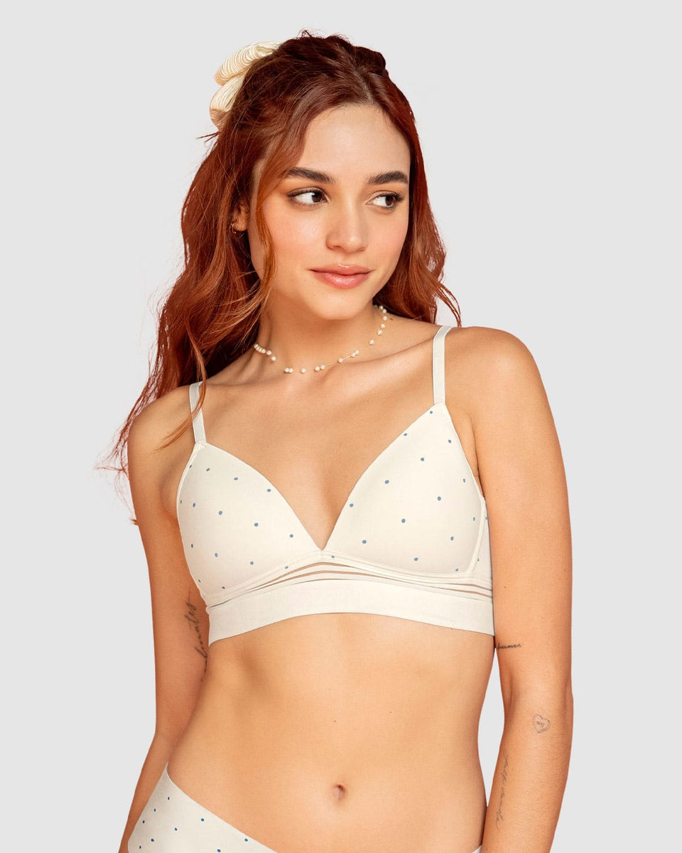 Sostén ultracómodo sin arcos ni estructuras internas