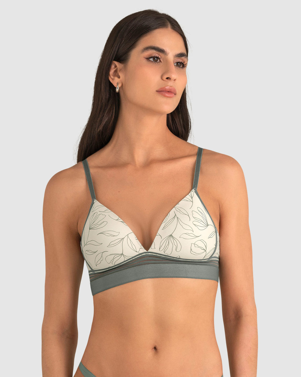 Sostén ultracómodo sin arcos ni estructuras internas