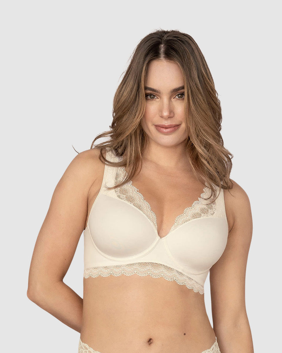Sostén de gran cubrimiento: deep coverage bra