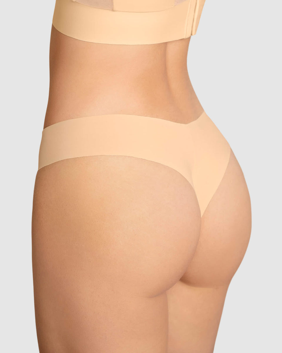 Calzón colaless invisible ultraplano sin elásticos y de pocas costuras