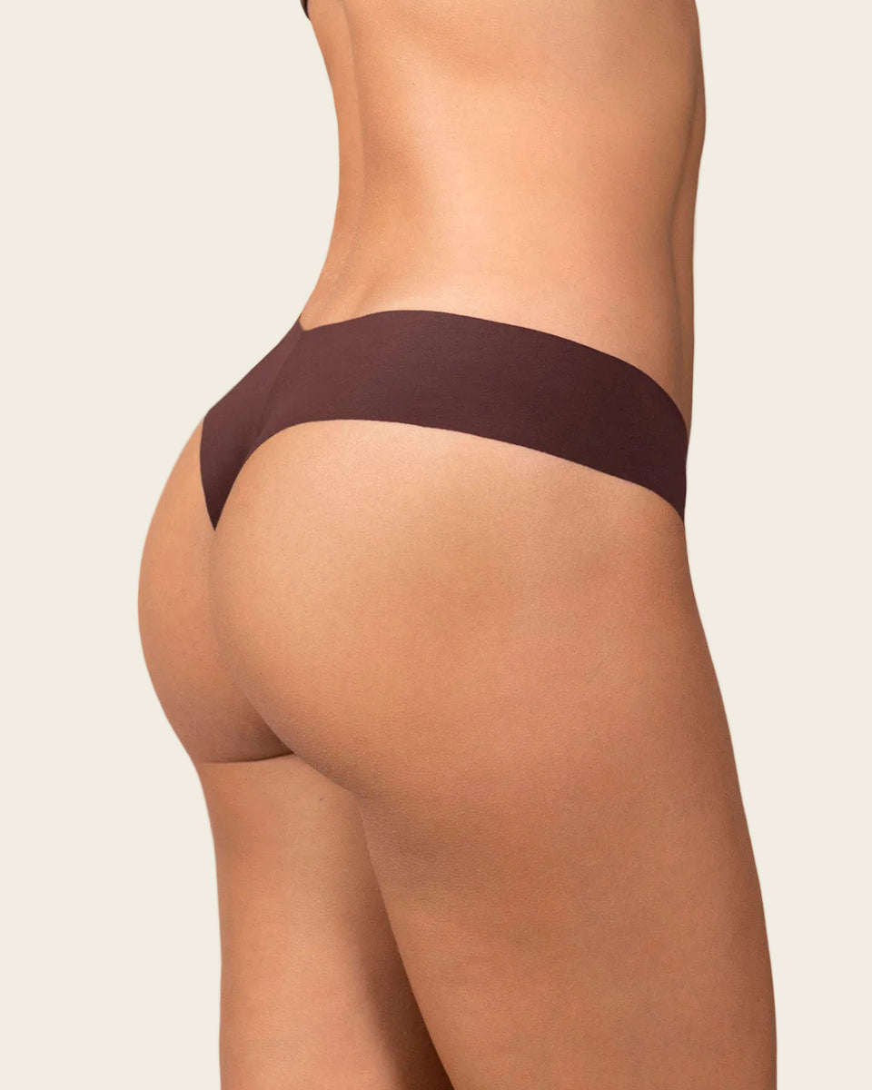 Calzón colaless invisible ultraplano sin elásticos y de pocas costuras