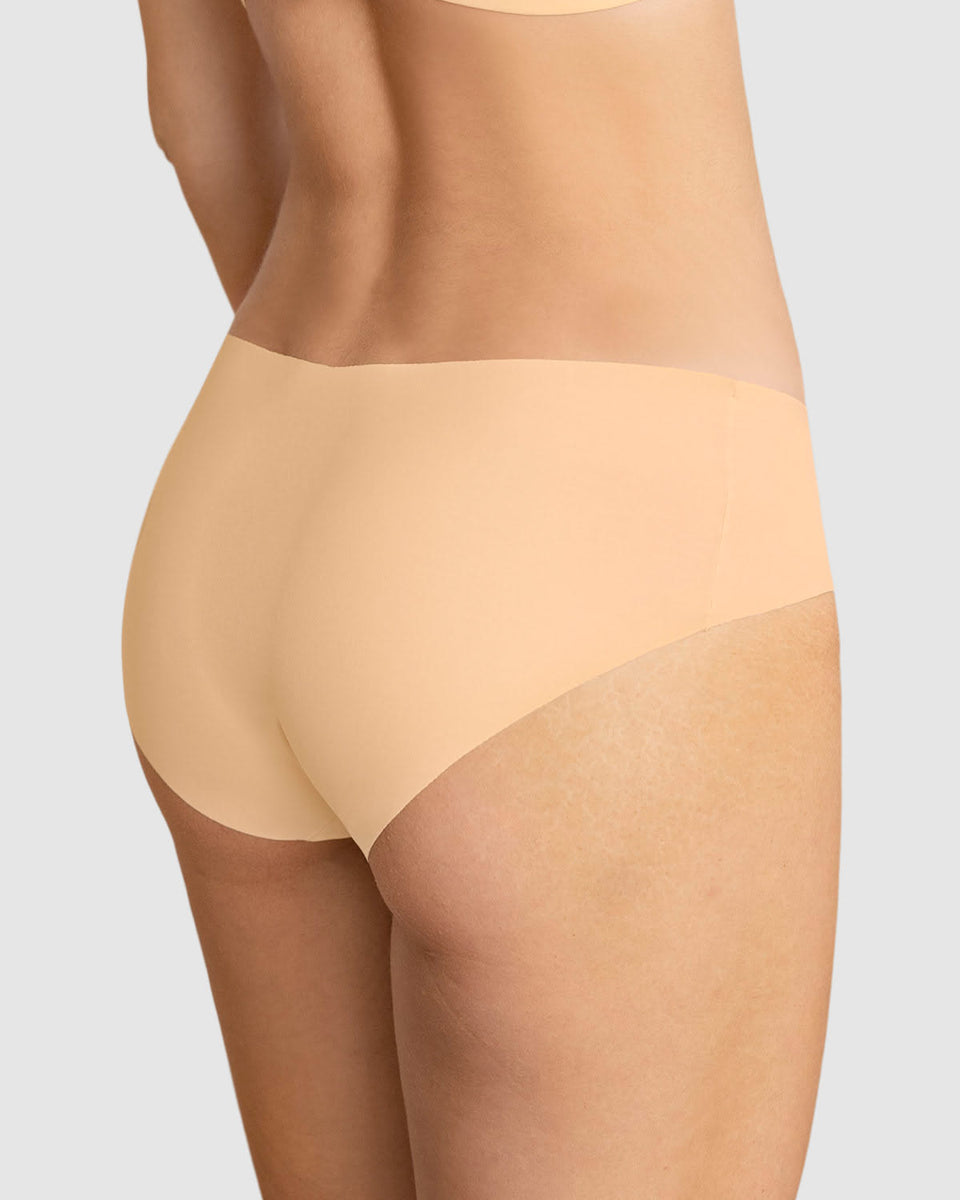 Calzón hípster invisible ultraplano sin elásticos y de pocas costuras