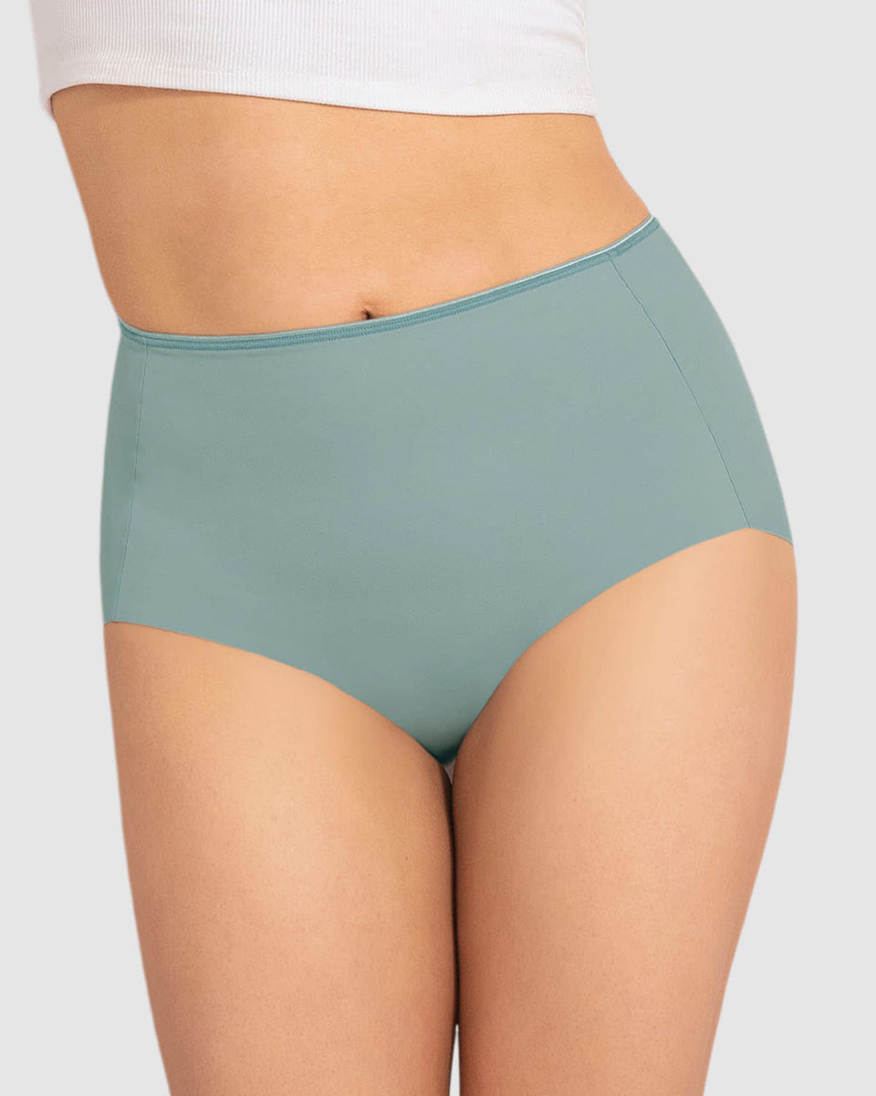 Calzón clásico efecto invisible de control fuerte en abdomen