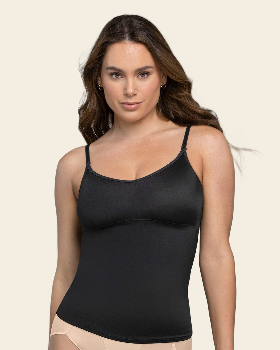 Camiseta de control de abdomen y espalda una figura moldeada al instante