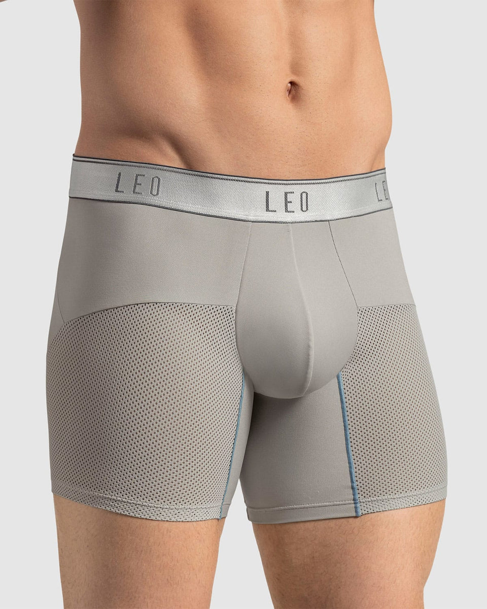 Bóxer medio de secado rápido con mallas transpirables en microfibra