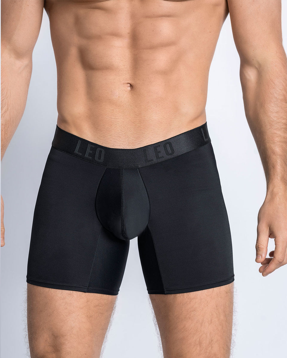 Bóxer de microfibra y ajuste inteligente con diseño ergonómico en la parte frontal