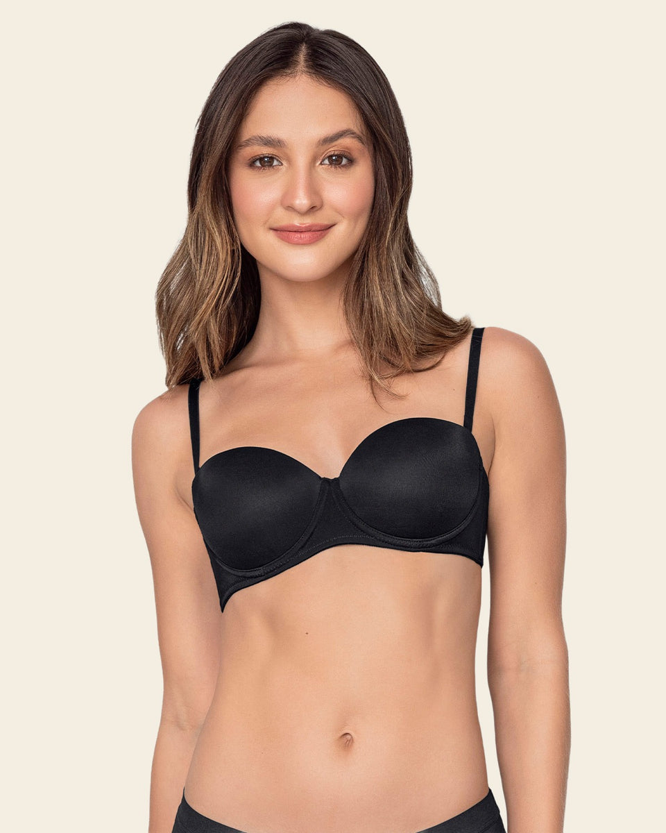 Sostén strapless con realce incorporado
