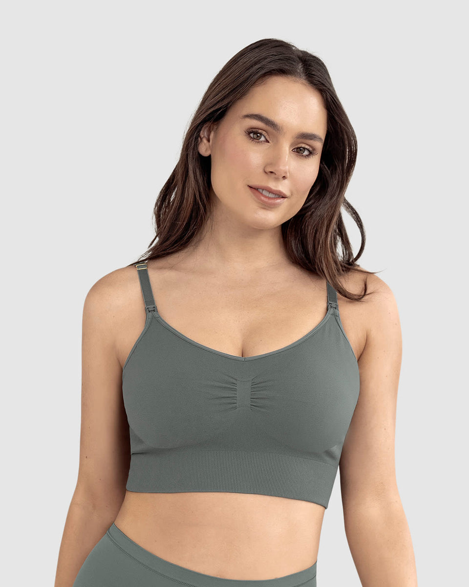 Brastop de maternidad y lactancia tecnología seamless