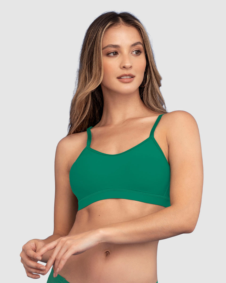 Sostén sin arco con buen cubrimiento en escote Invisible Brastop