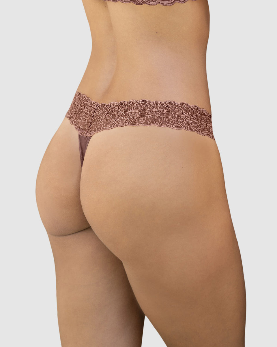 Colaless con encaje en cintura y tela lisa