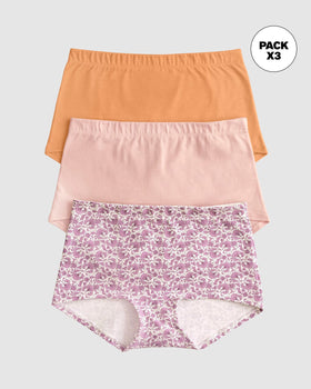 pack x3 bóxers cortos con algodón elástico#color_s31-estampado-rosado-claro-naranja