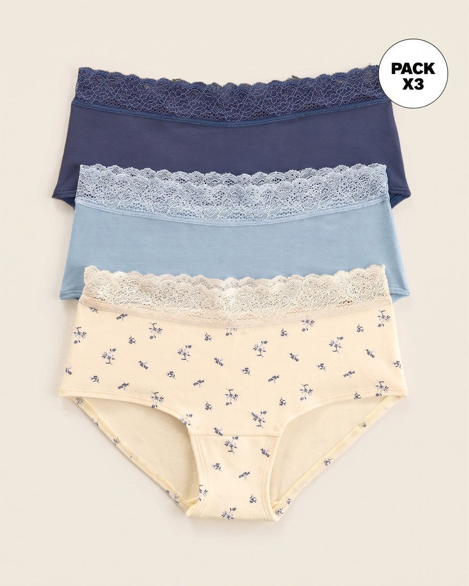 Pack x3 calzones estilo hípster total comodidad