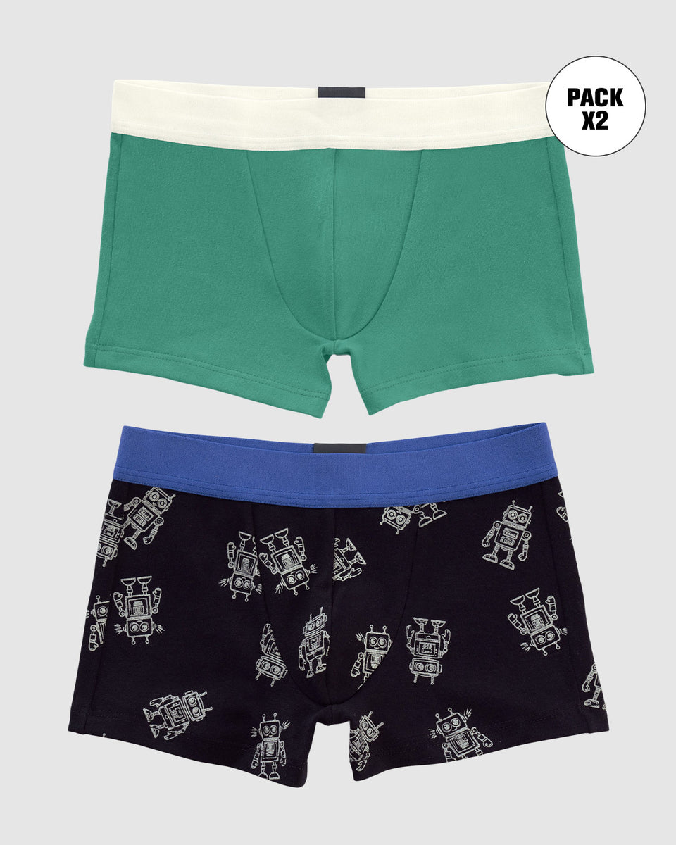 Bóxers cortos x2 niño