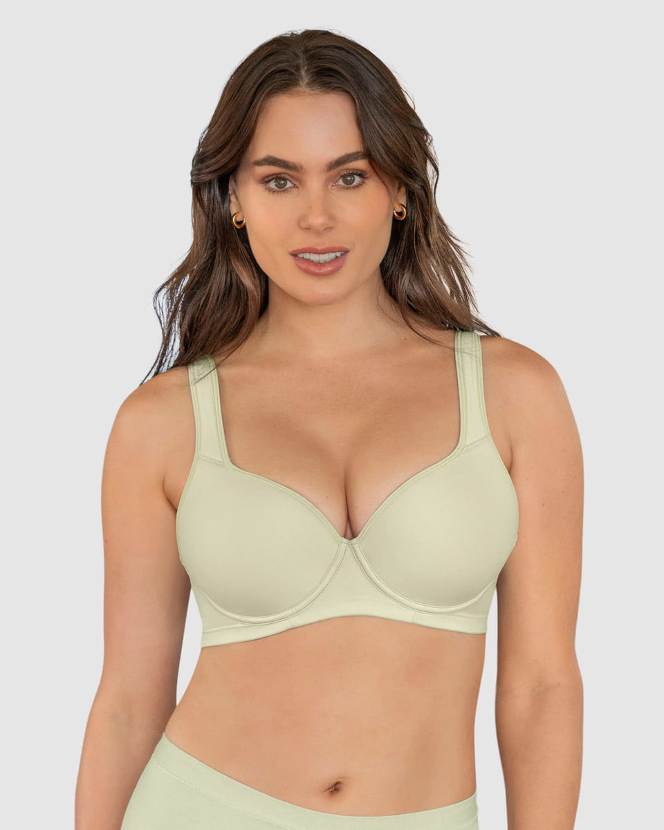 Sostén de buen cubrimiento con breteles acolchados