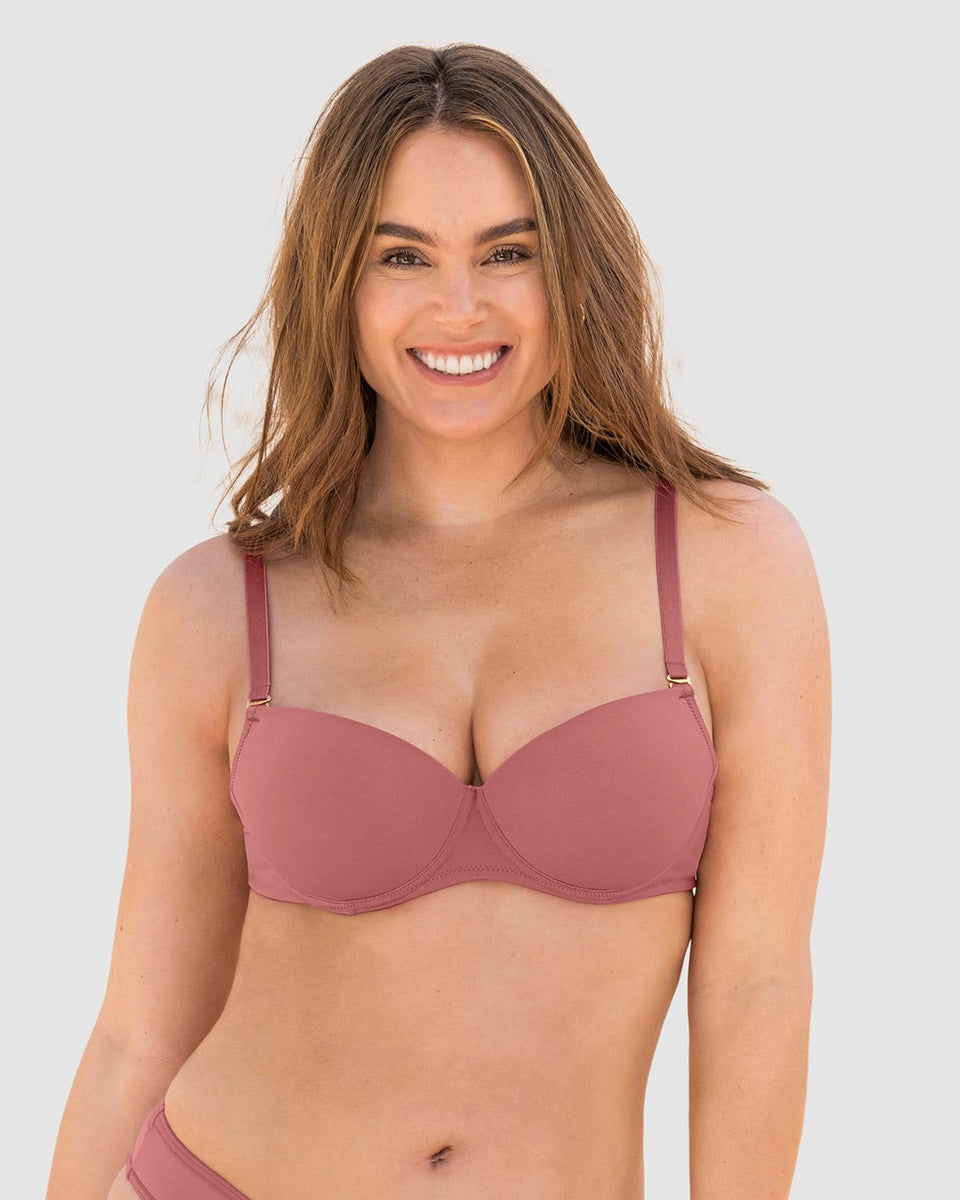 Sostén con realce incorporado y arco