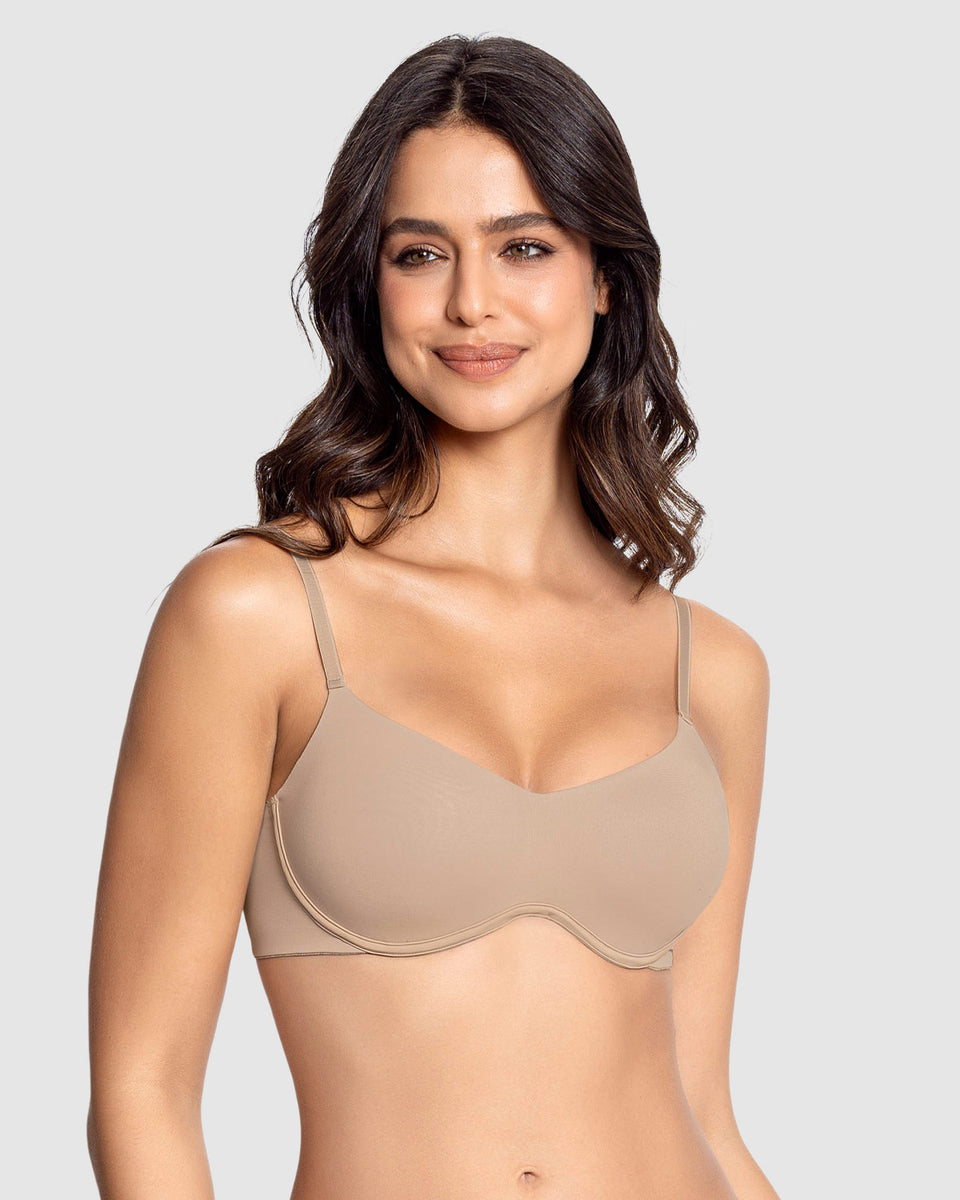 Sostén ultraliviano con copas internas fijas