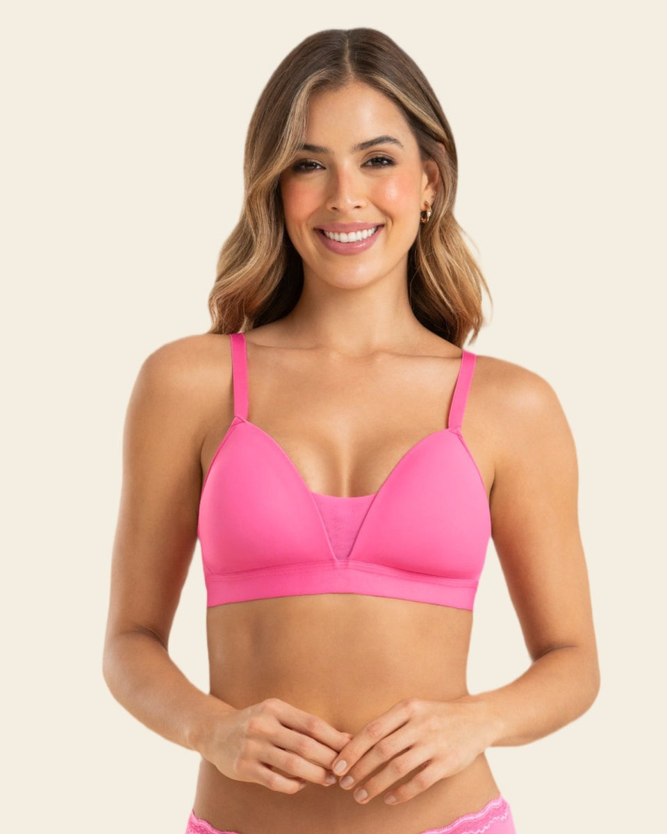 Sostén triangular sin arco estilo top