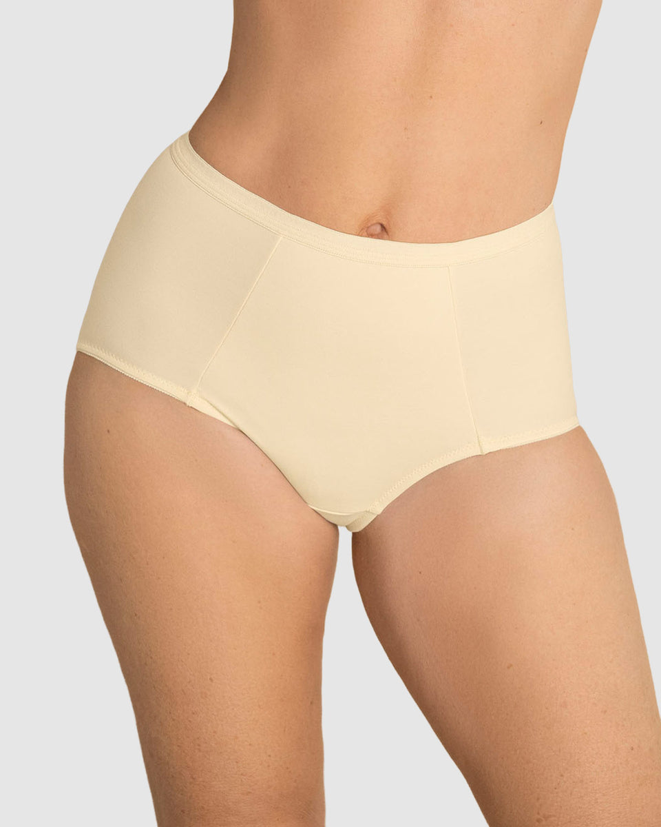 Calzón clásico de control suave con excelente modelación