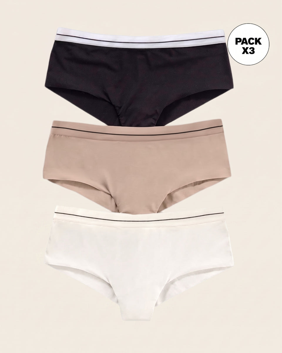 Pantaletas pack x3 ultracómodos