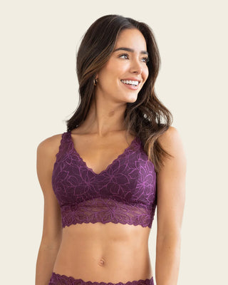 Bralette triangular en encaje sin copas ni arcos#color_414-uva