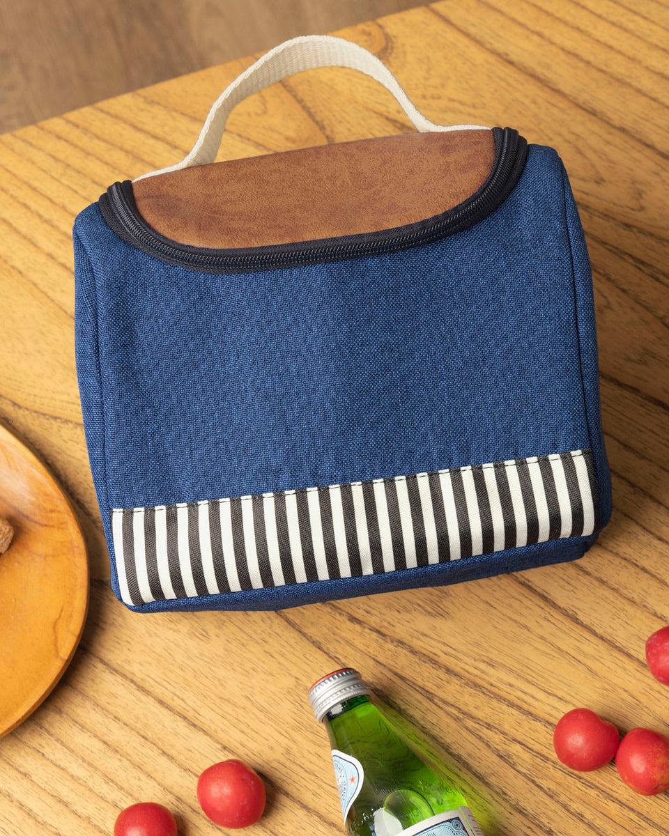 Lonchera de lona dril