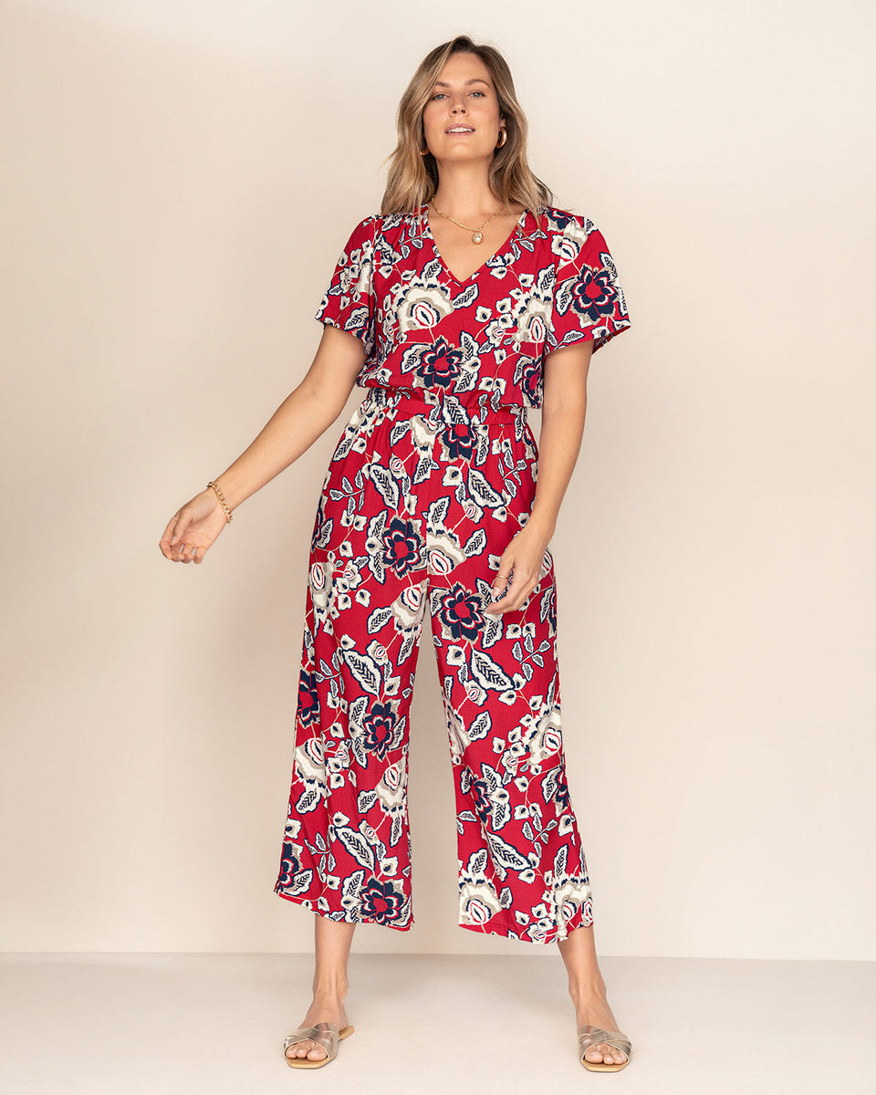 Enterito largo con elástico en cintura y recogido en hombros