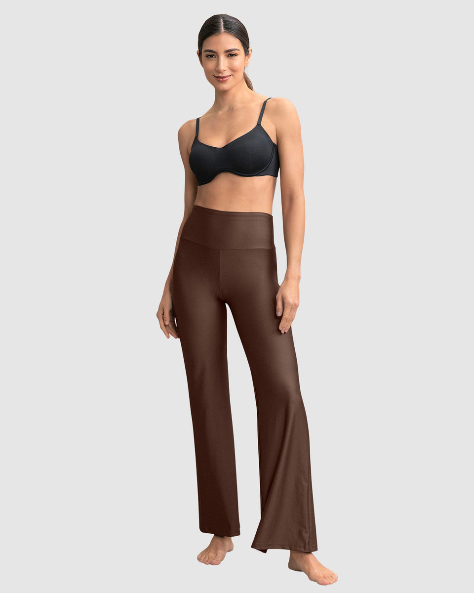 Legging bota recta con control de abdomen