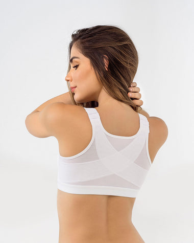 Sostén facilitador de postura con control de volumen del busto multi/functional#color_000-blanco