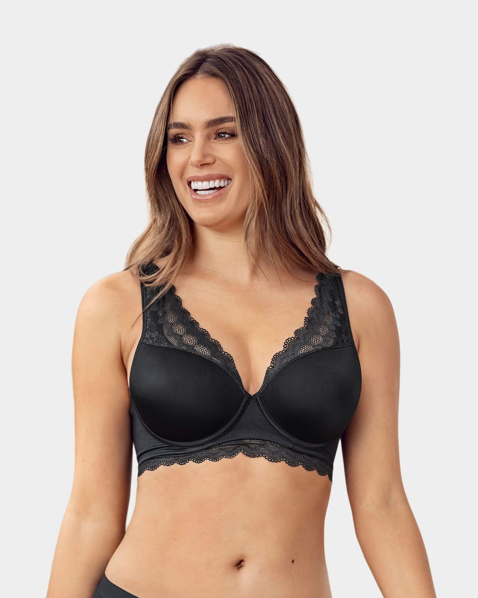 Sostén de gran cubrimiento: deep coverage bra