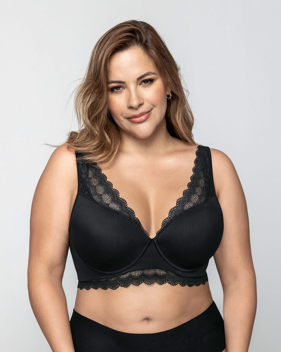 Sostén de gran cubrimiento: deep coverage bra