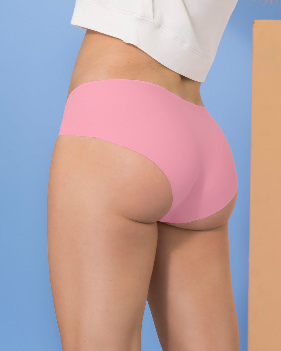 Calzón pantaleta invisible ultraplano sin elásticos y de pocas costuras