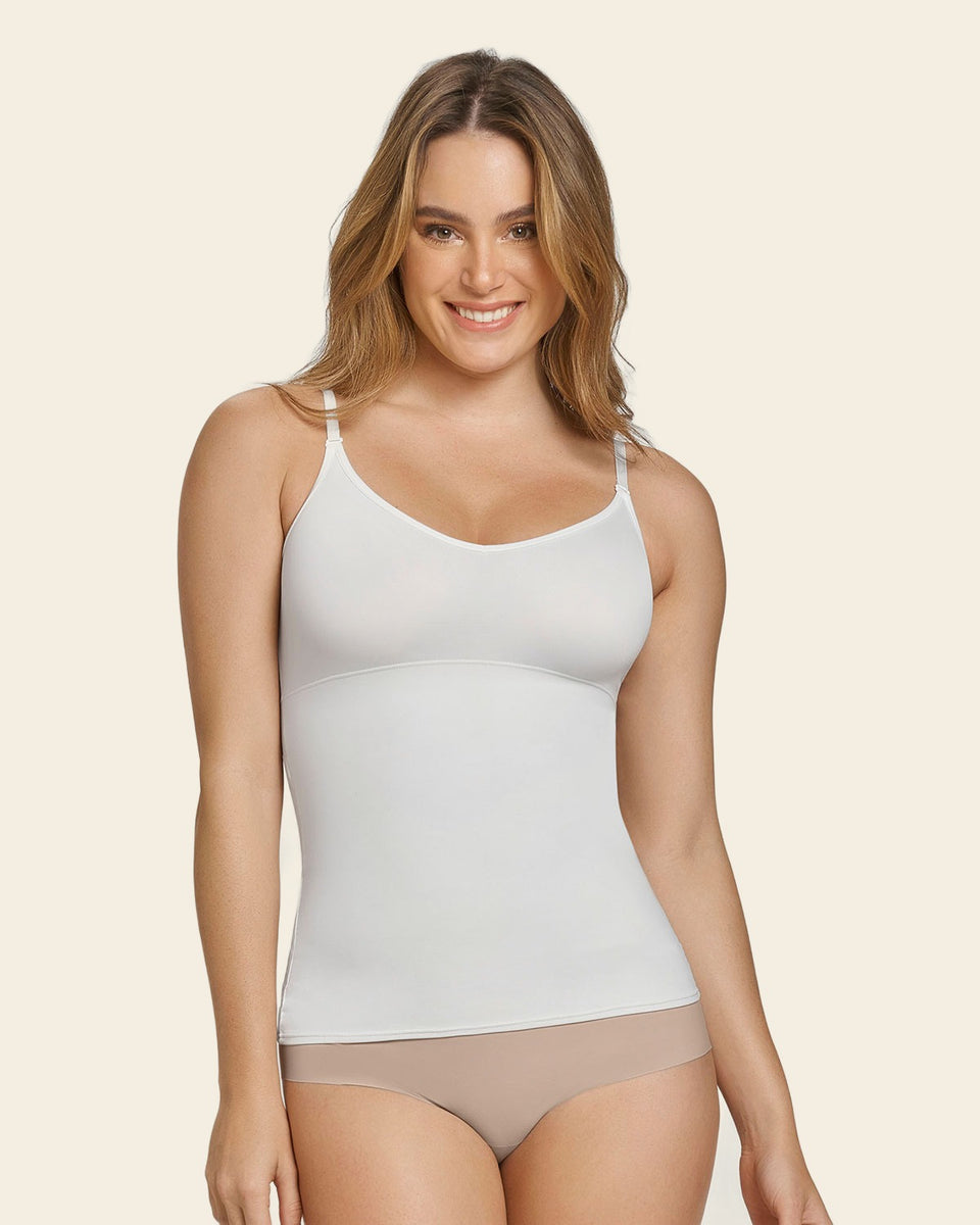 Camiseta de control de abdomen y espalda una figura moldeada al instante