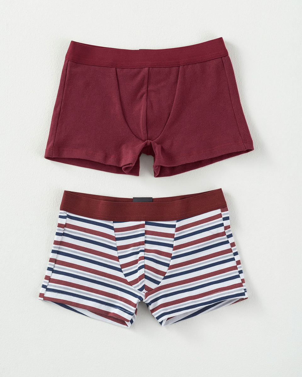 Paquete x2 bóxers en algodón para niños