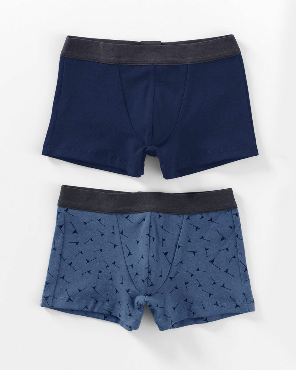 Paquete x 2 bóxers leo en algodón para niños
