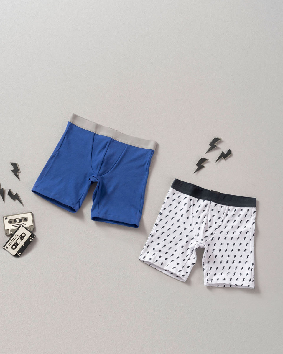 Pack x 2 bóxer largo en algodón para niño