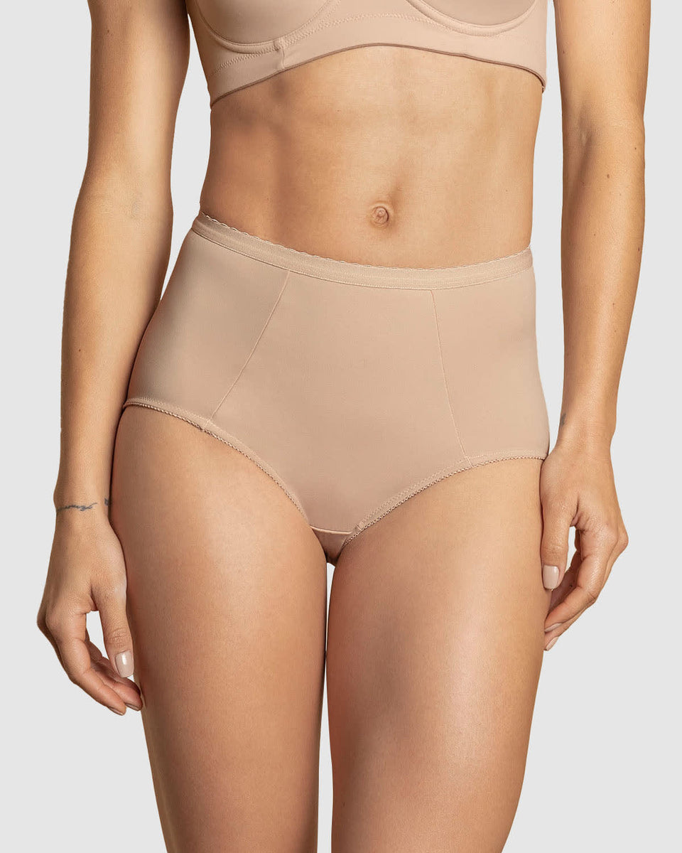 Calzón clásico de control suave con excelente modelación