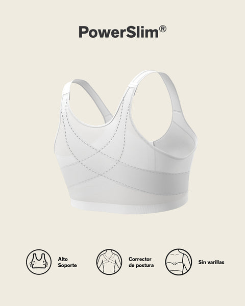 Sostén facilitador de postura con control de volumen del busto multi/functional#color_000-blanco