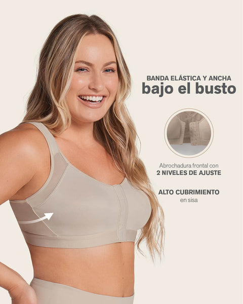 Sostén facilitador de postura con control de volumen del busto Multi/Functional#color_895-mora