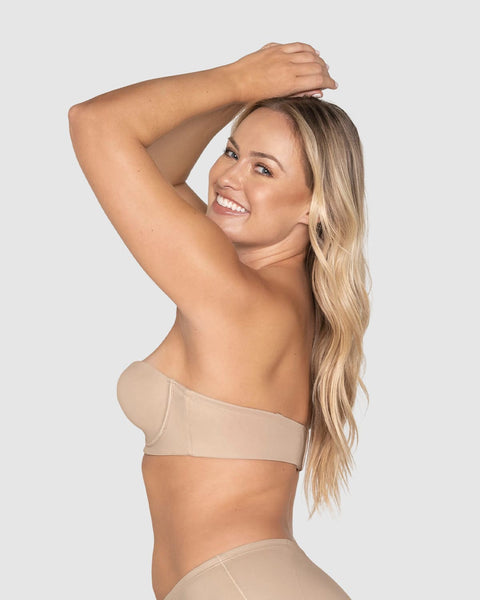 Brasier strapless con control fuerte de espalda perfect strapless#color_802-cafe-claro