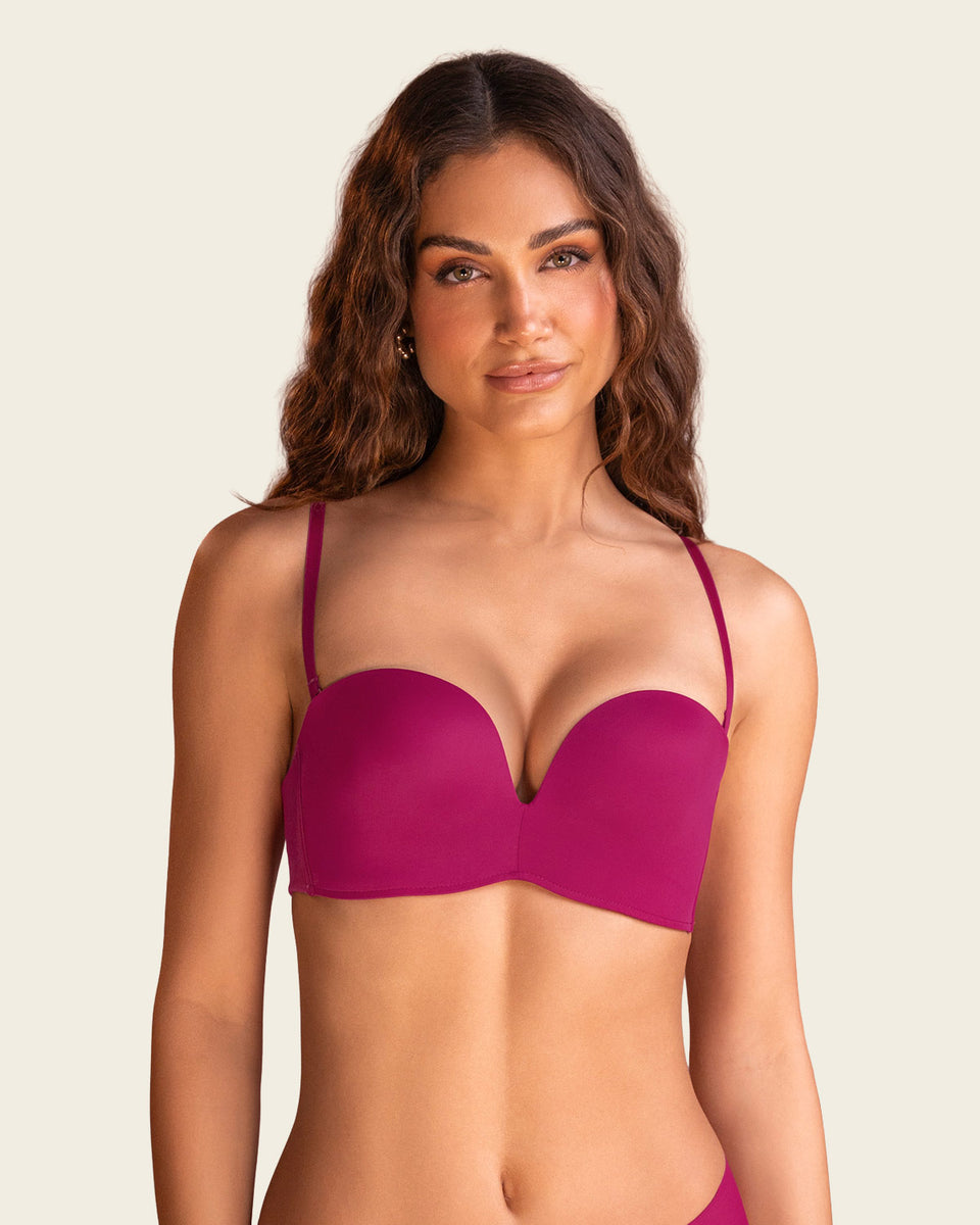 Sostén strapless Antigravedad de realce alto sin arco