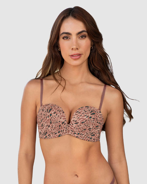 Sostén strapless Antigravedad de realce alto sin arco#color_b07-estampado-manchas