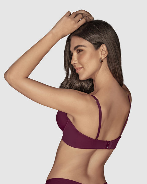 Sostén strapless Magic Up de doble realce#color_430-vino