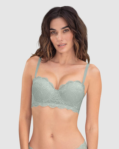 Sostén balconet de realce alto con máximo cubrimiento de espalda Special Fit#color_737-menta