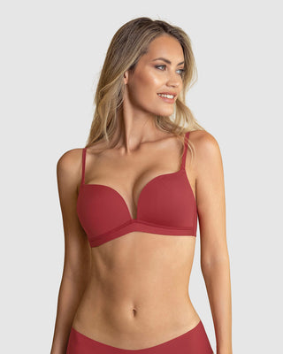 Power Bra de Doble Realce sin arco (barba)#color_336-rojo-oscuro