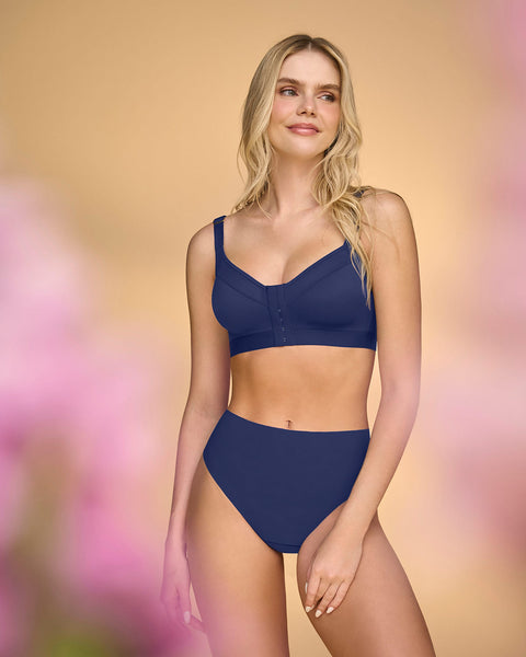 Sostén facilitador de postura con copas en espuma Multi/Benefit#color_536-azul-oscuro