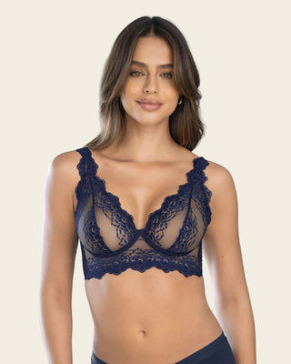 Sostén tipo bralette en encaje y transparencias#color_b55-azul