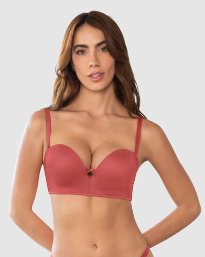 Sostén WOW de triple realce ideal como strapless#color_391-terracota